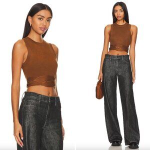 Sovere | Revolve | Drift Knit Tank | Choloate | Size XS